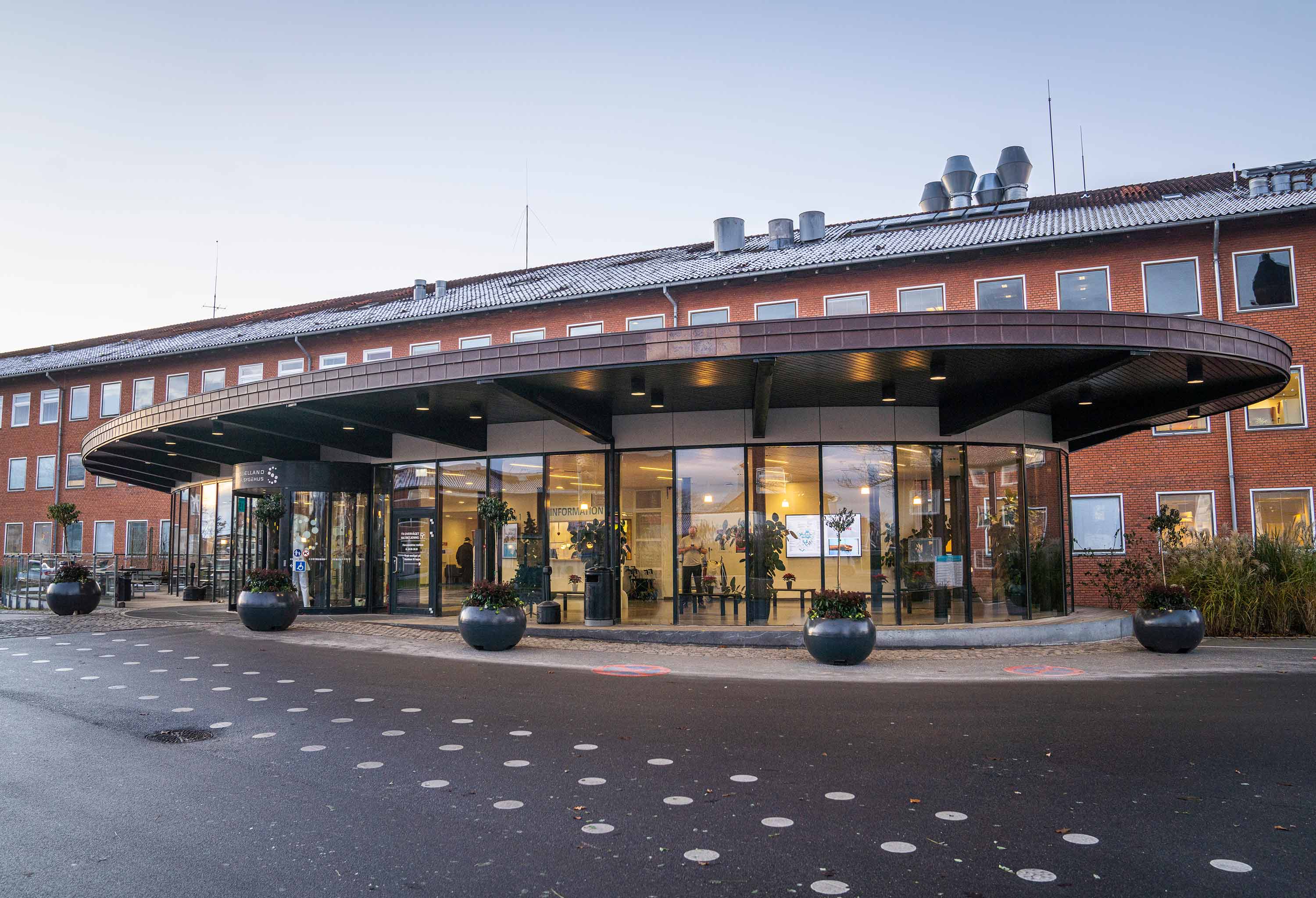 Udeling af morgenmad ved Sygehuset i Nykøbing F.