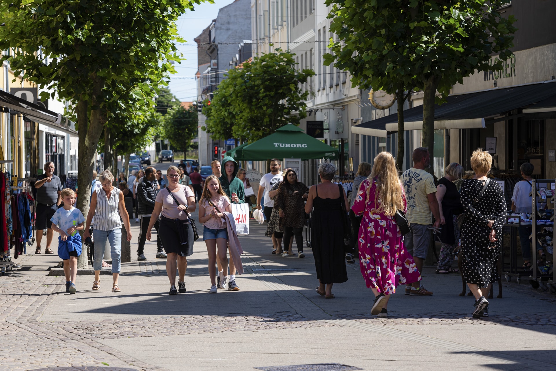 Fællesmorgemad og aktiviteter i gågaden